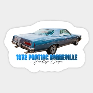 1972 Pontiac Bonneville Hardtop Coupe Sticker